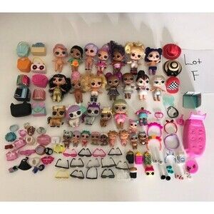 Huge Lot Of LOL Surprise Dolls, Little Sisters, Pets, Bottles, Outfits Lot F